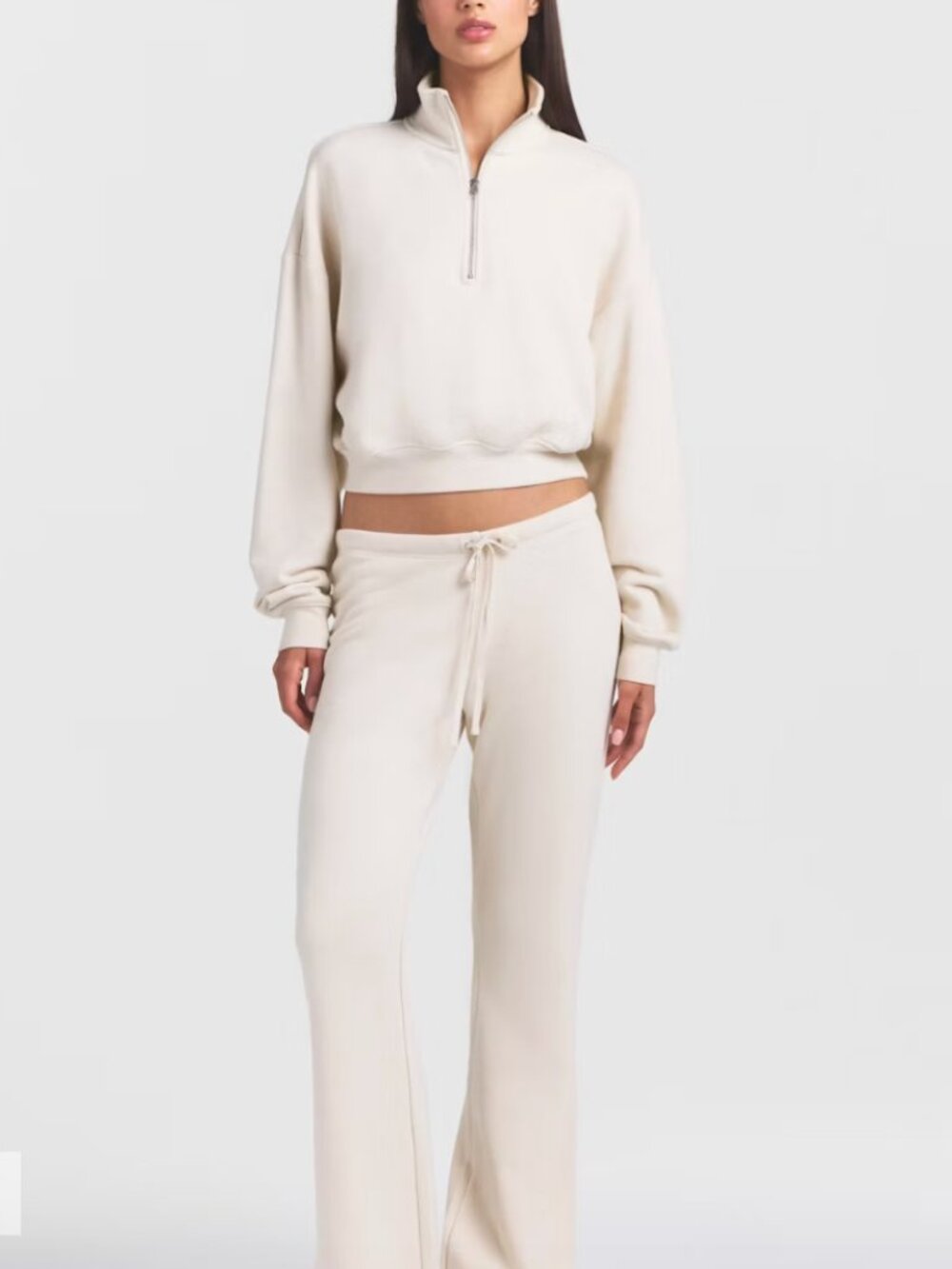 NEW SKIMS Limited Edition Drapey French Terry Straight Leg Pants Buff XS NWT